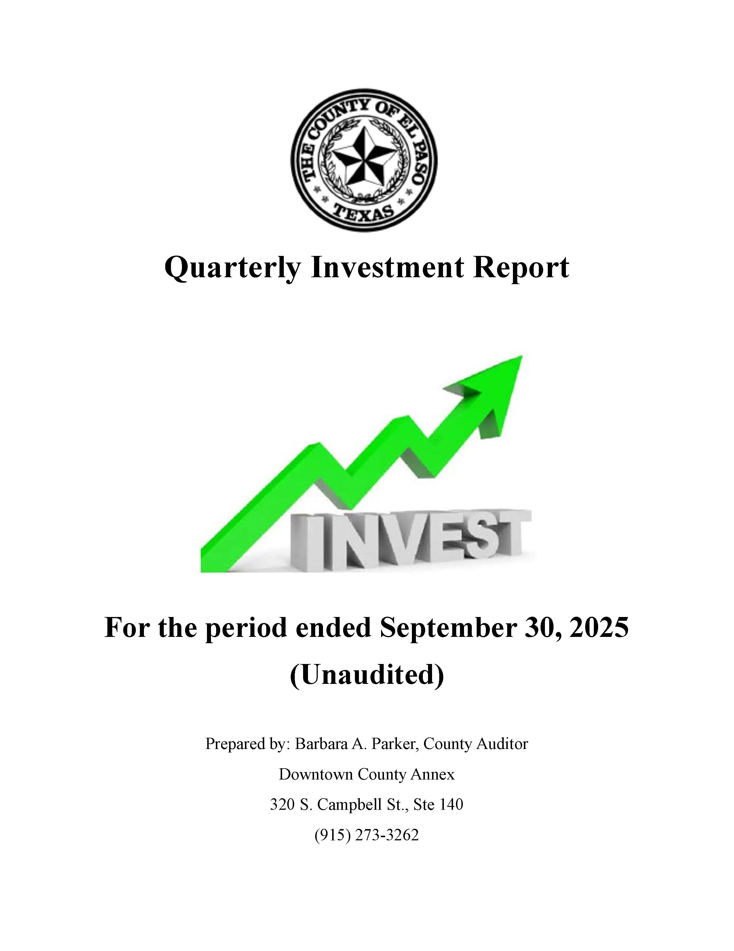 Cover Investment Quarterly Report 04-2025